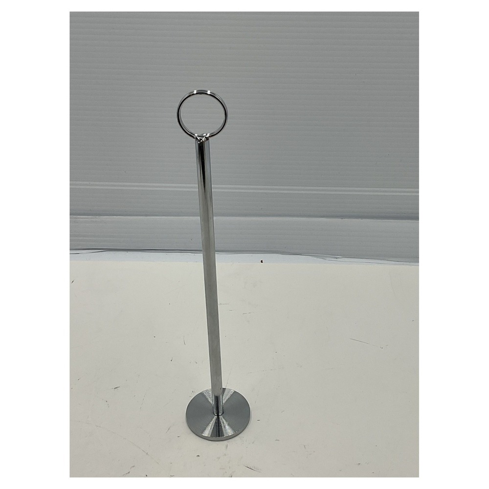 12 Pack Chrome Table Top Place Card Holders 12" Tall Restaurant Wedding Stands‎